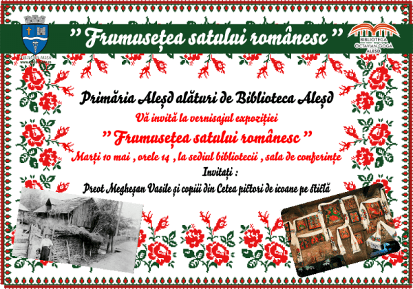 afise frumusetea satului romanesc