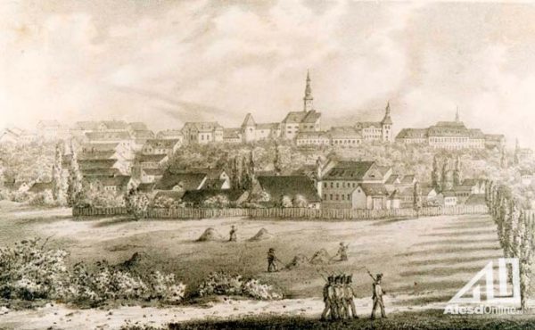 Zágráb 19 sz. látképe