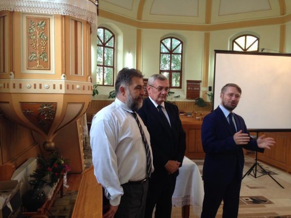 A főszervező Kajántó Pál és meghívottai