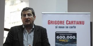 Grigore Cartianu își lansează la Oradea noua sa carte: “600.000” – povestea fenomenului #Rezist