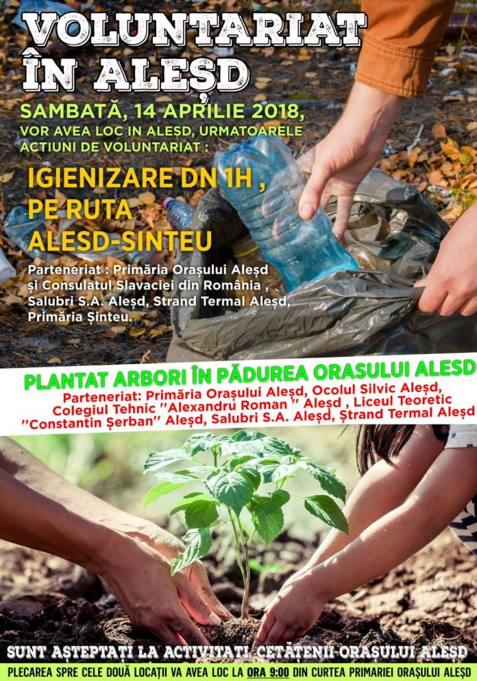 Aleșdenii invitați la o zi de voluntariat