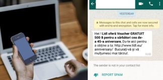 Pe Facebook şi WhatsApp circulă o tentativă de fraudă potrivit căreia Lidl oferă gratuit un voucher în valoare de 500 de dolari