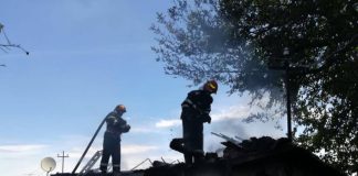 Incendiu de amploare într-un sat din județul Bihor-800x600
