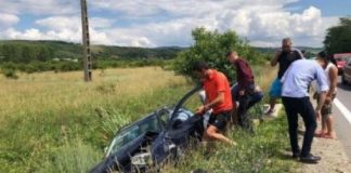 Accident la ieşirea din Aleşd spre Lugaşu de Jos800x579