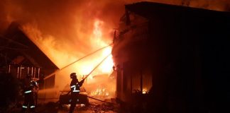 Incendiu de proporții în Salonta