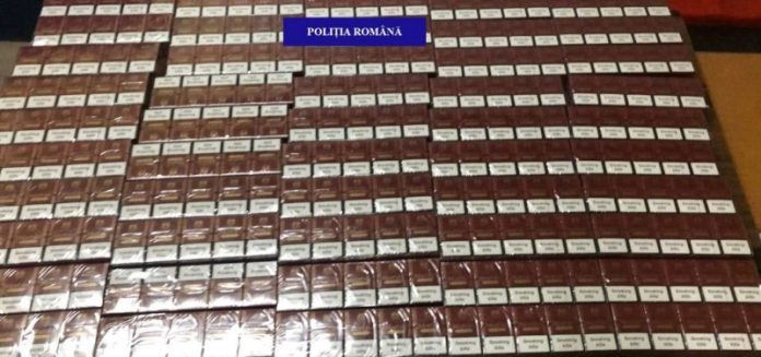 10.000 de țigarete nemarcate legal, confiscate de polițiști-800x376