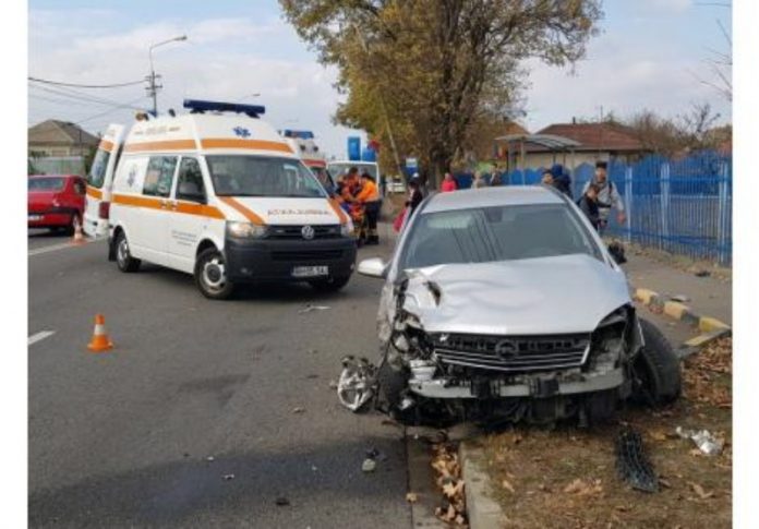 Accident pe Clujului în Oradea 3