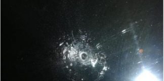 Geamurile unei clădiri de birouri din Oradea au fost găurite de gloanţe Geamurile unei clădiri de birouri din Oradea au fost găurite de gloanţe-800x557