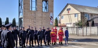 Inaugurarea Turnului de instrucție din cadrul Stației de Pompieri Aleșd (foto-video) inaugurare turnu instrucție Aleșd 3