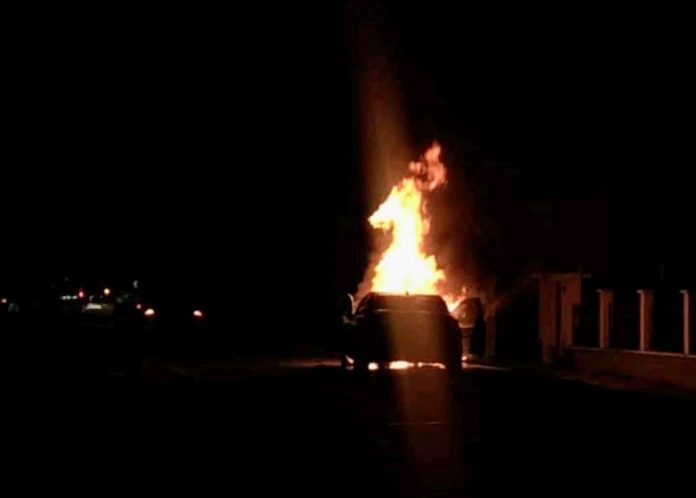 incendiu mașină Uileacu de Criș