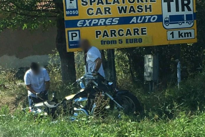 motociclist accidentat la Urvind