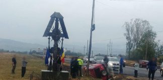 Accident la Aștileu: O femeie a ajuns cu mașina în șanț! (foto) Accident la Aștileu