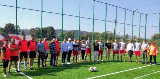 Primăria Aștileu și Holcim România au inaugurat astăzi primul teren de sport multifuncțional din comuna Aștileu inaugurare teren sintetic Aștileu