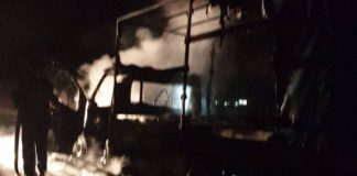 O autoutilitară a luat foc în mers între Hotar și Telechiu!