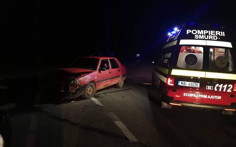 accident între două mașini la Vârciorog