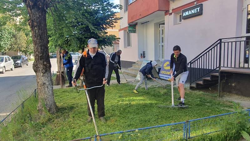 Curățenie parc Aleșd 1