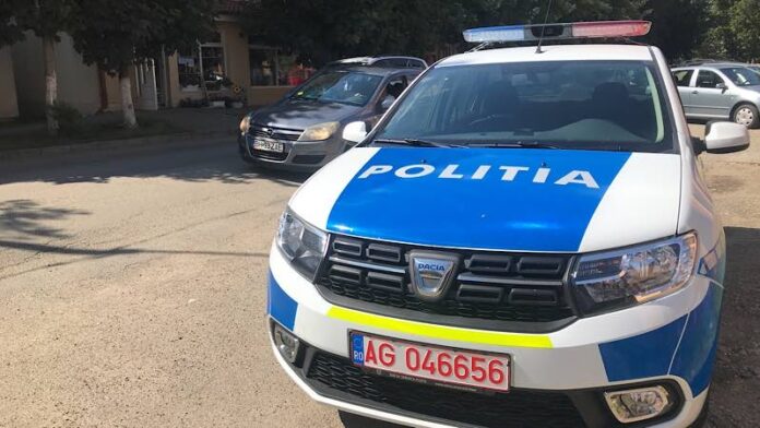 Mașină poliția Aleșd