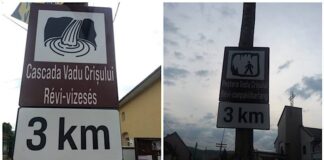 Indicatoare rutiere turistice noi in Vadu Crisului Indicatoare rutiere turistice noi in Vadu Crisului