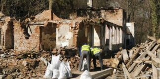 Lucrări de punere în siguranță la Cabana Vadu Crișului