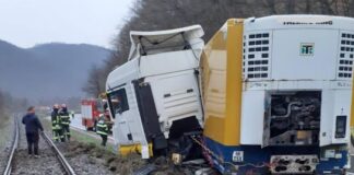 Accident pe DN1 E60 în Negreni