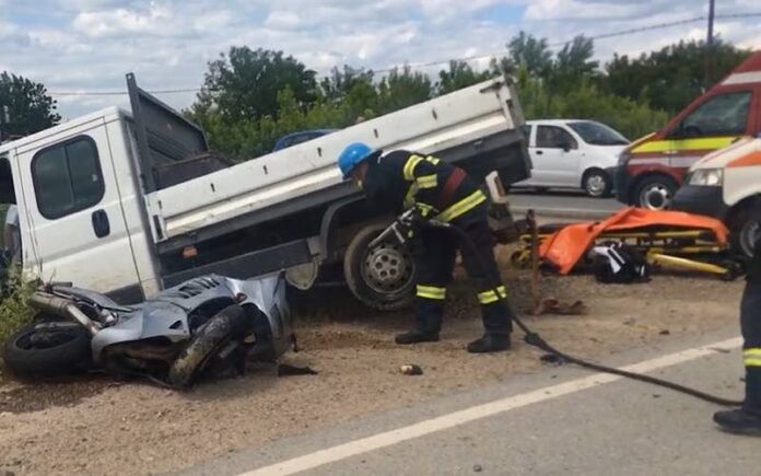 Accident motocicletă Beiuș