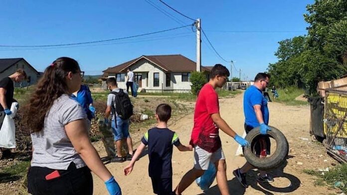 Curățenie în orașul Aleșd