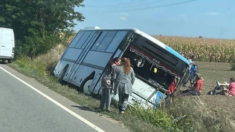 Accident autobuz în Bihor
