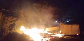 Incendiu violent la un adăpost de animale din localitatea Munteni, comuna Bulz Incendiu adăpost de animale Munteni
