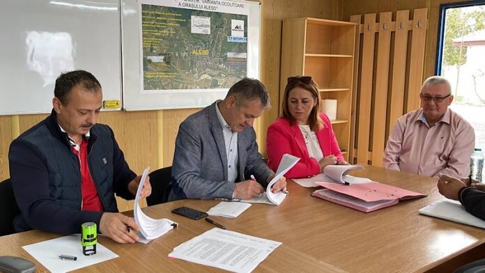 semnare contract centura Aleșd