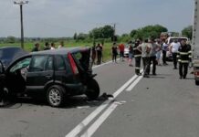 Accident intre Urvind și Lugașu de Jos