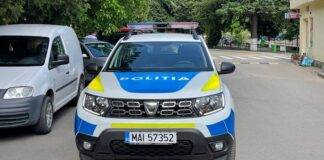 Mașină poliție Aleșd