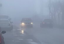 Cod galben de ceață în Aleșd – vizibilitate redusă sub 200 de metri Ceață
