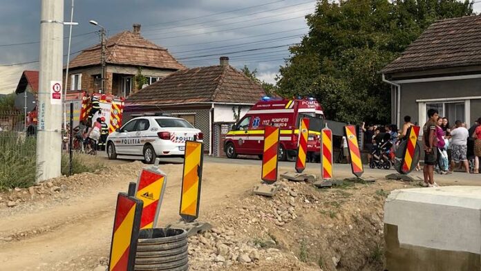 A căzut de pe bicicleta într-un șanț A căzut de pe bicicleta într-un șanț