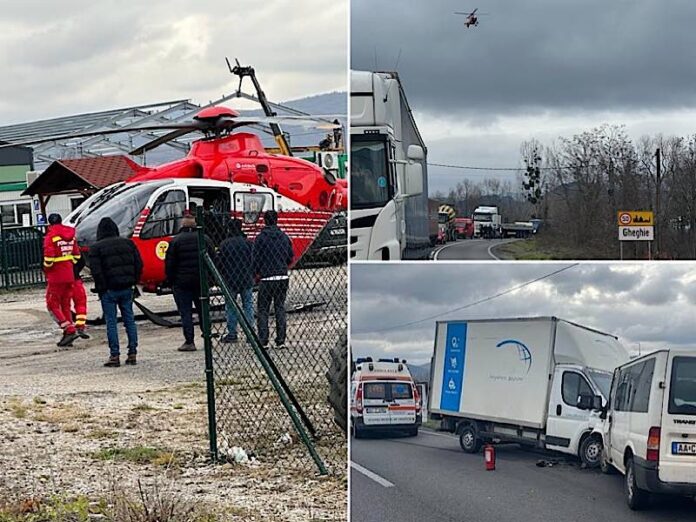 Accident rutier la Gheghie