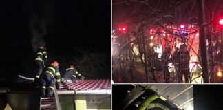Incediu la acoperișul unei case din localitatea Munteni, comuna Bulz, provocat de un coș de fum Incediu la acoperișul unei case din localitatea Munteni