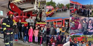 Peste 2000 de elevi pregătiți de pompierii bihoreni în luna aprilie