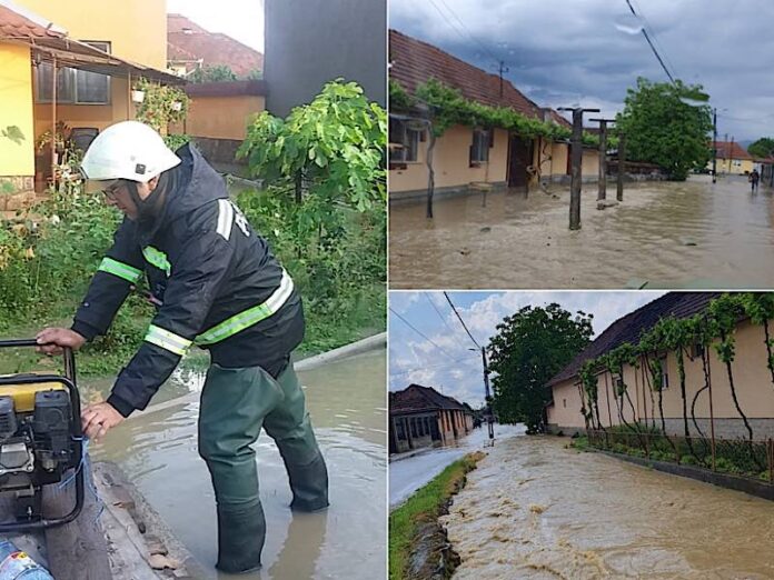 gospodării inundate în Bihor gospodării inundate în Bihor