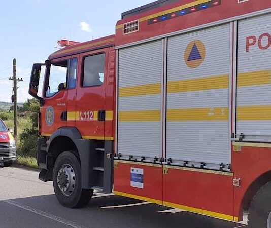 Bunică salvată de pompieri, în Tileagd Smurd pompieri