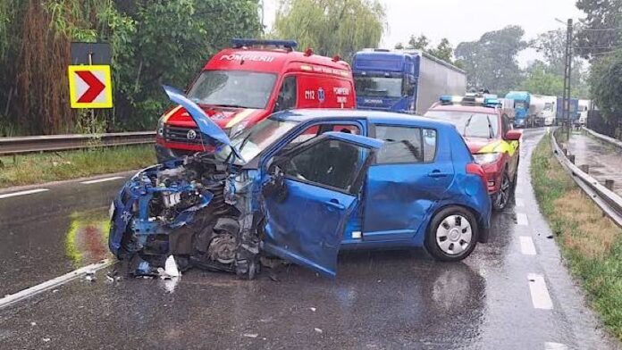 Accident pe DN1 în Tileagd