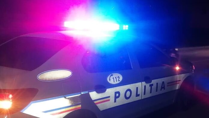 Mașină de poliție noaptea Mașină de poliție noaptea