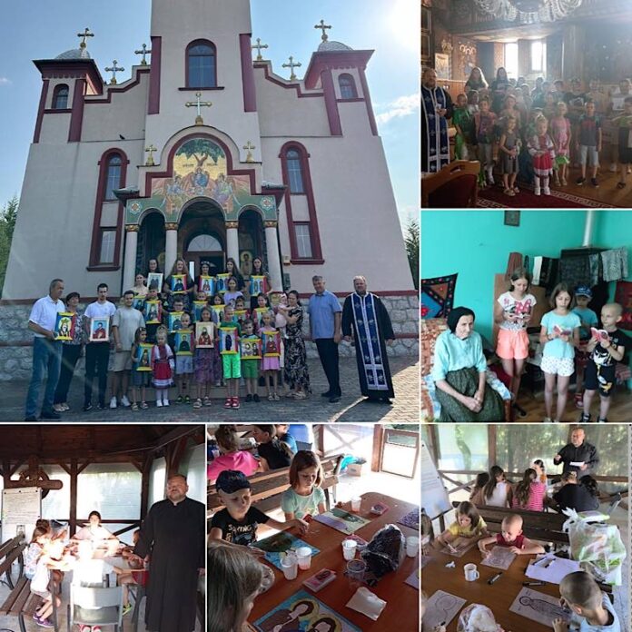 Copiii și și tinerii din Parohia Subpiatra