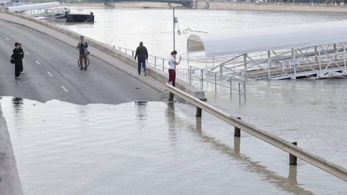 Inundații în Ungaria