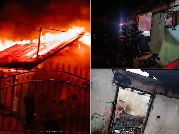Incendiu în Beznea