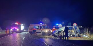 Mașini implicate în accident între Lugașu de Jos și Urvind