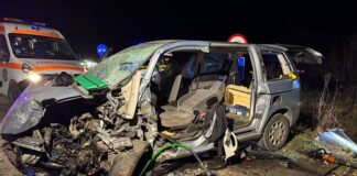 Mașini implicate în accident între Lugașu de Jos și Urvind