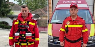 sergent major Cătălin Vlădica (stânga) si plutonier adjutant George Ciprian Morna