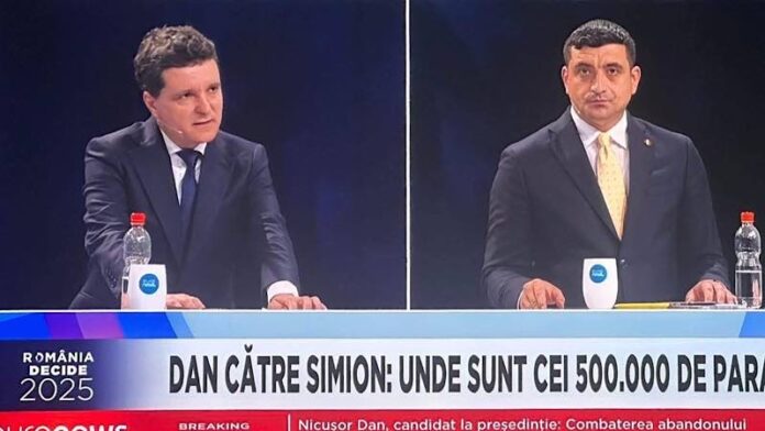 Nicușor Dan și George Simion Nicușor Dan și George Simion