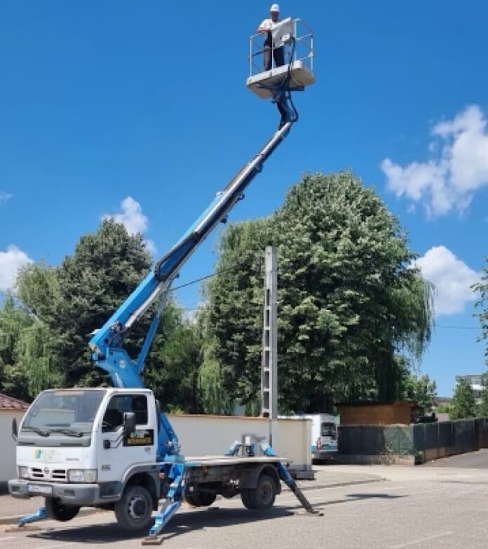 nacelă cu braț telescopic nacelă cu braț telescopic