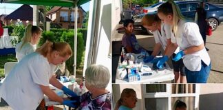 Verificări gratuite ale glicemiei și tensiunii la Vadu Crișului