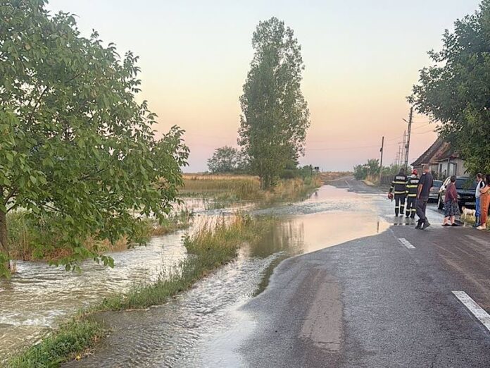 Inundație în localitatea Butani Inundație în localitatea Butani